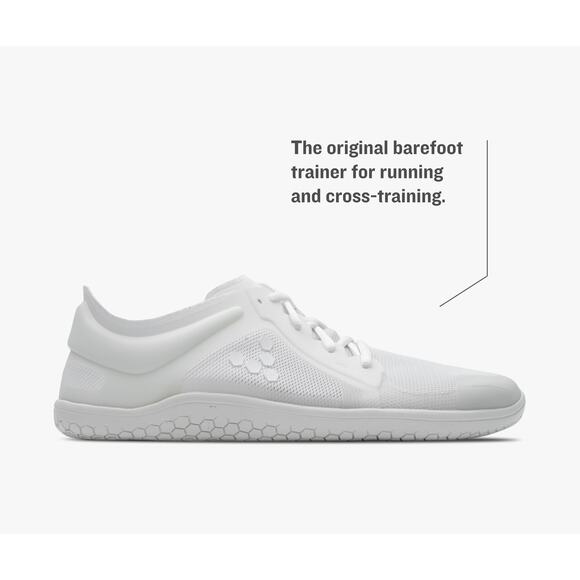 NWT Vivobarefoot Primus Lite III Women’s Shoes – Bright White, Size 10.5 US - Picture 3 of 7
